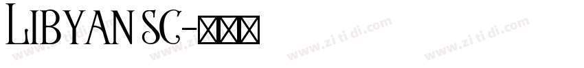 Libyan sc字体转换